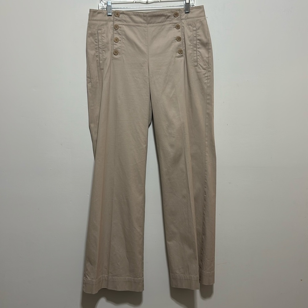 Talbots flat front heritage pants